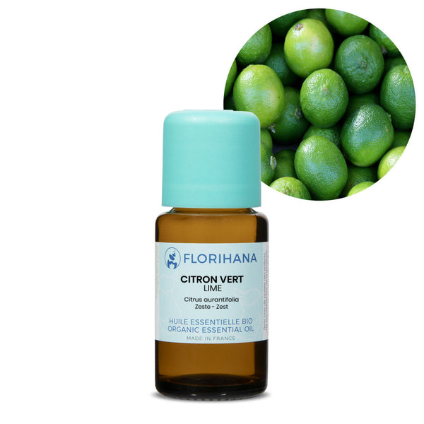 Florihana Lime eterisk olje, økologisk, 100% ren og naturlig